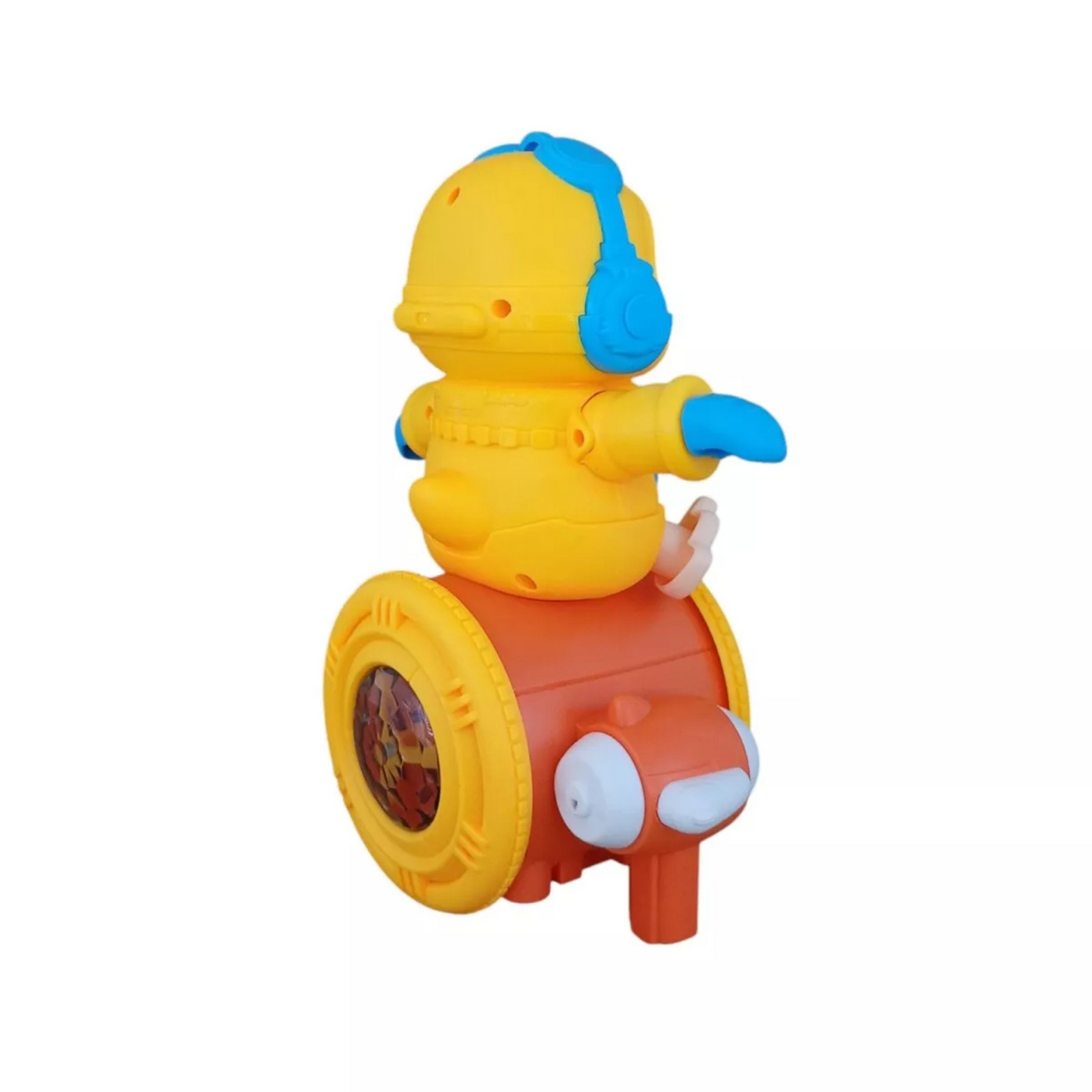 Space Duck Toy with Rocket Wheel & Colorful Lights β Musical Moving Toy