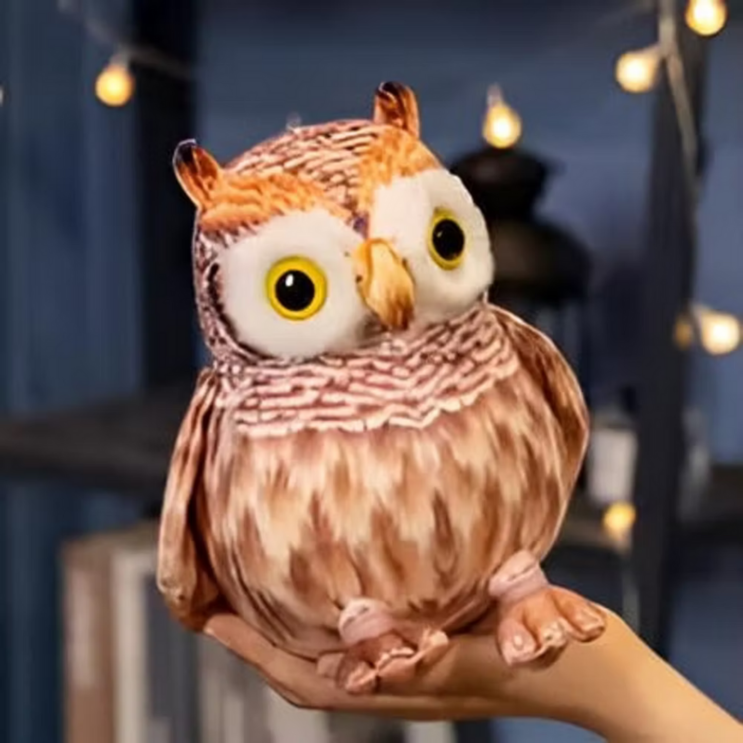 Cute Owl Plush Toy β Soft & Realistic Stuffed Animal