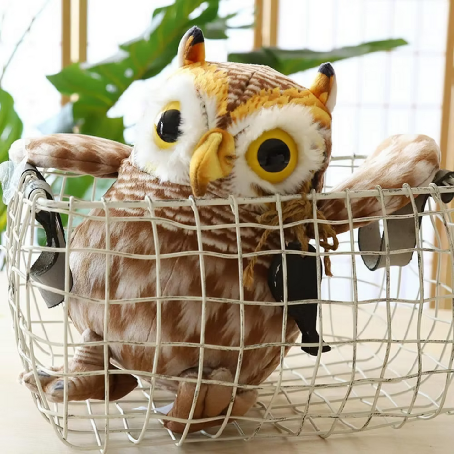 Cute Owl Plush Toy β Soft & Realistic Stuffed Animal