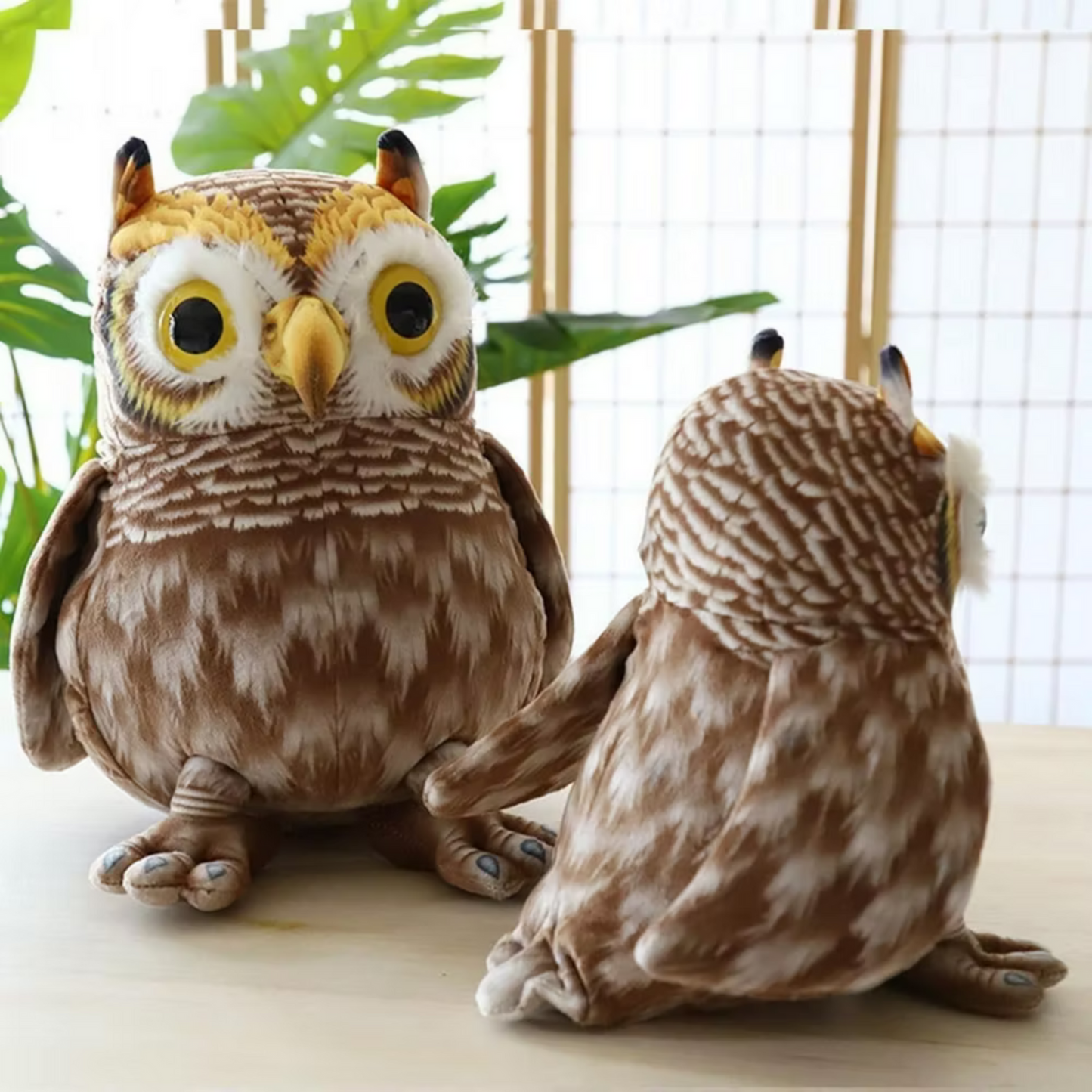 Cute Owl Plush Toy β Soft & Realistic Stuffed Animal