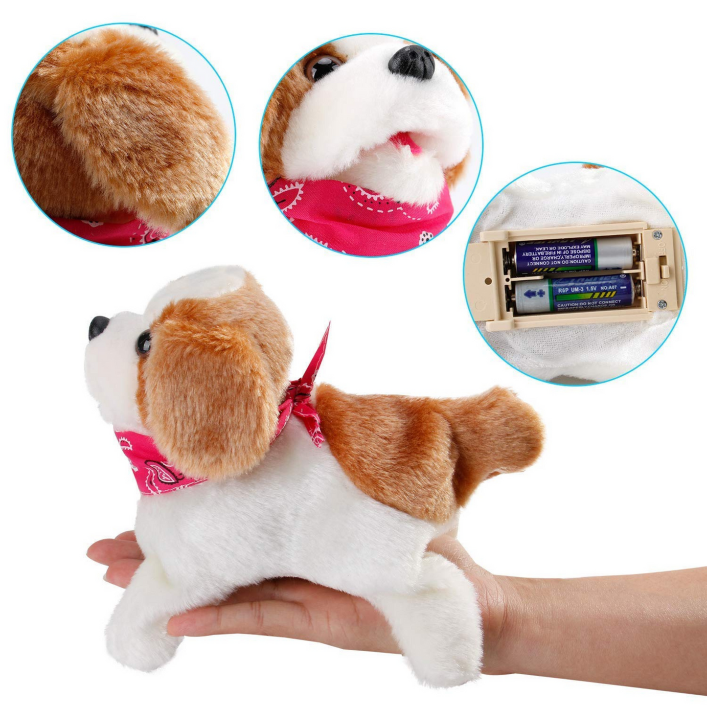Flipping Electronic Puppy Toy
