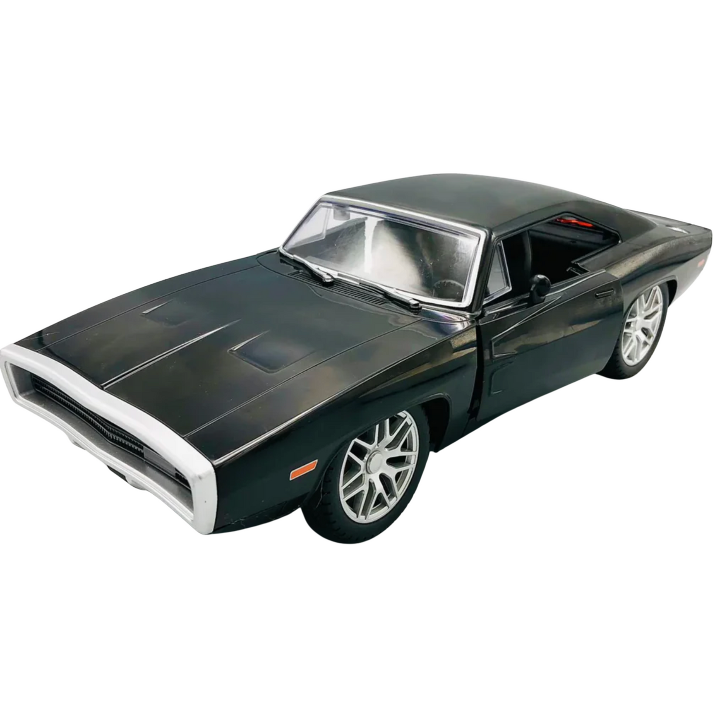 MOKA Remote Control Muscle Car โ Rechargeable RC Car with LED Lights & Opening Doors
