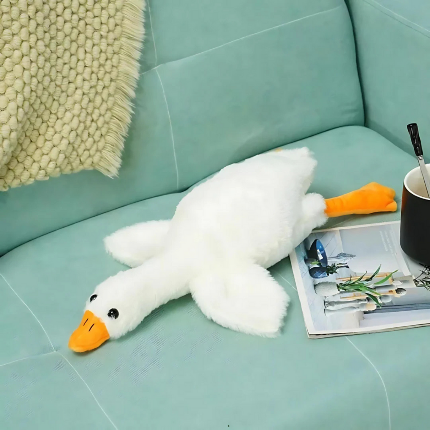 Premium Cute Goose Plush Toy – Soft & Huggable Stuffed Animal