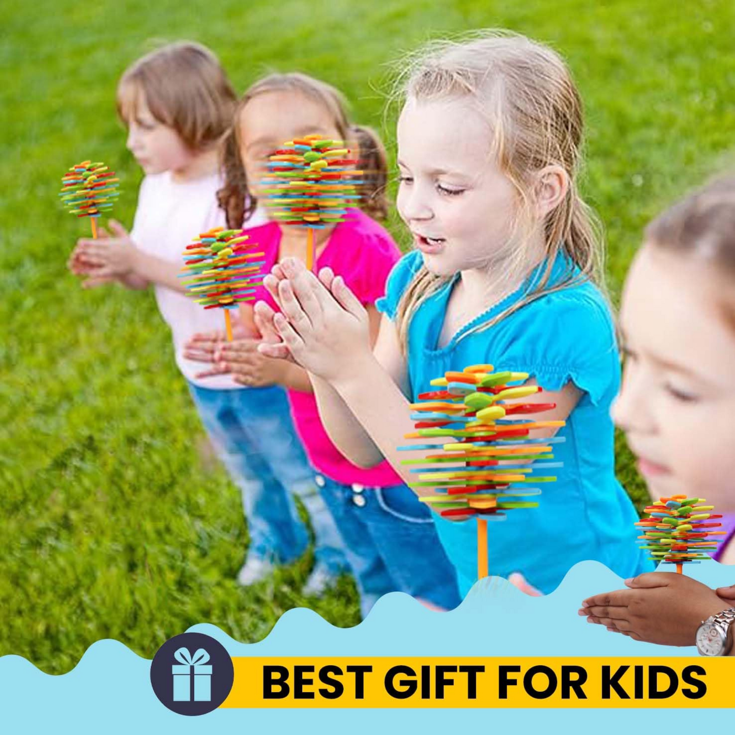 Spinning Candy Flower Toy for Kids