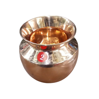100% Pure Copper Traditional Water Kalash / Lota / Matka