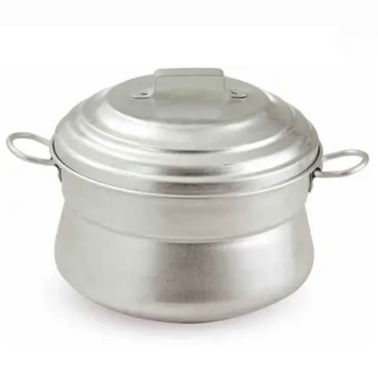 Traditional Aluminium Idli Cooker with Plates