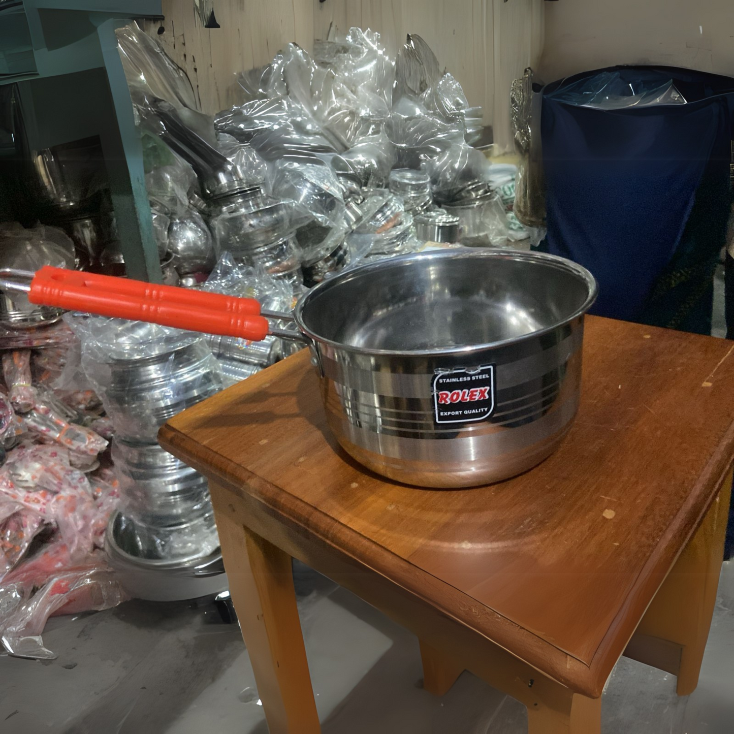 Stainless Steel Saucepan with Handle