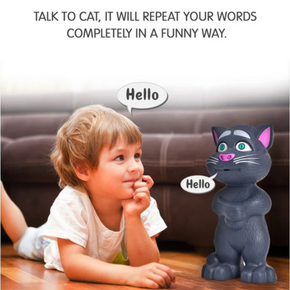 AI Buddy Tom – Touch & Talk Interactive Cat Toy
