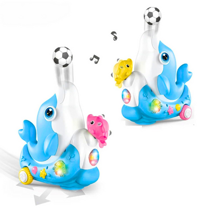 Blowing Ball Dolphin Toy
