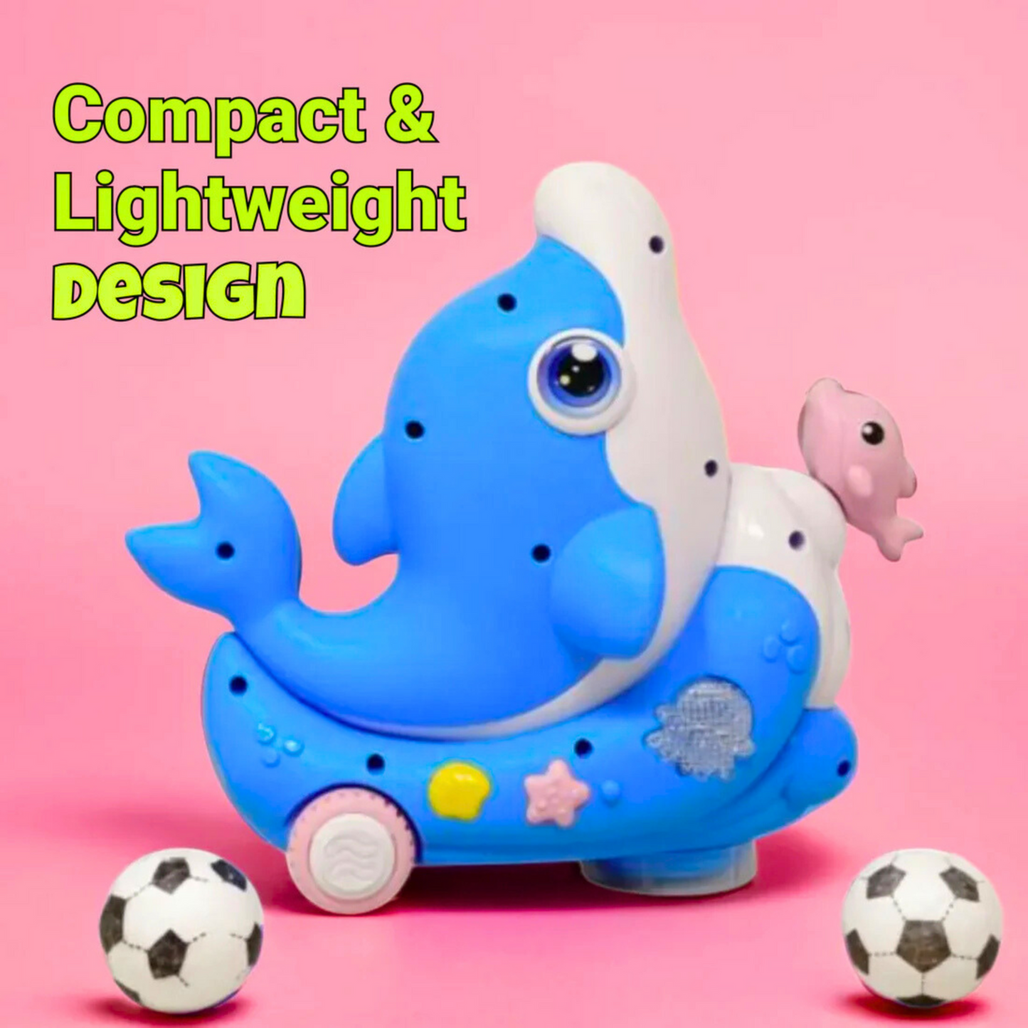 Blowing Ball Dolphin Toy