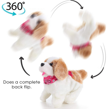 Flipping Electronic Puppy Toy