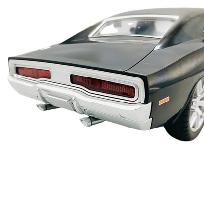 MOKA Remote Control Muscle Car – Rechargeable RC Car with LED Lights & Opening Doors