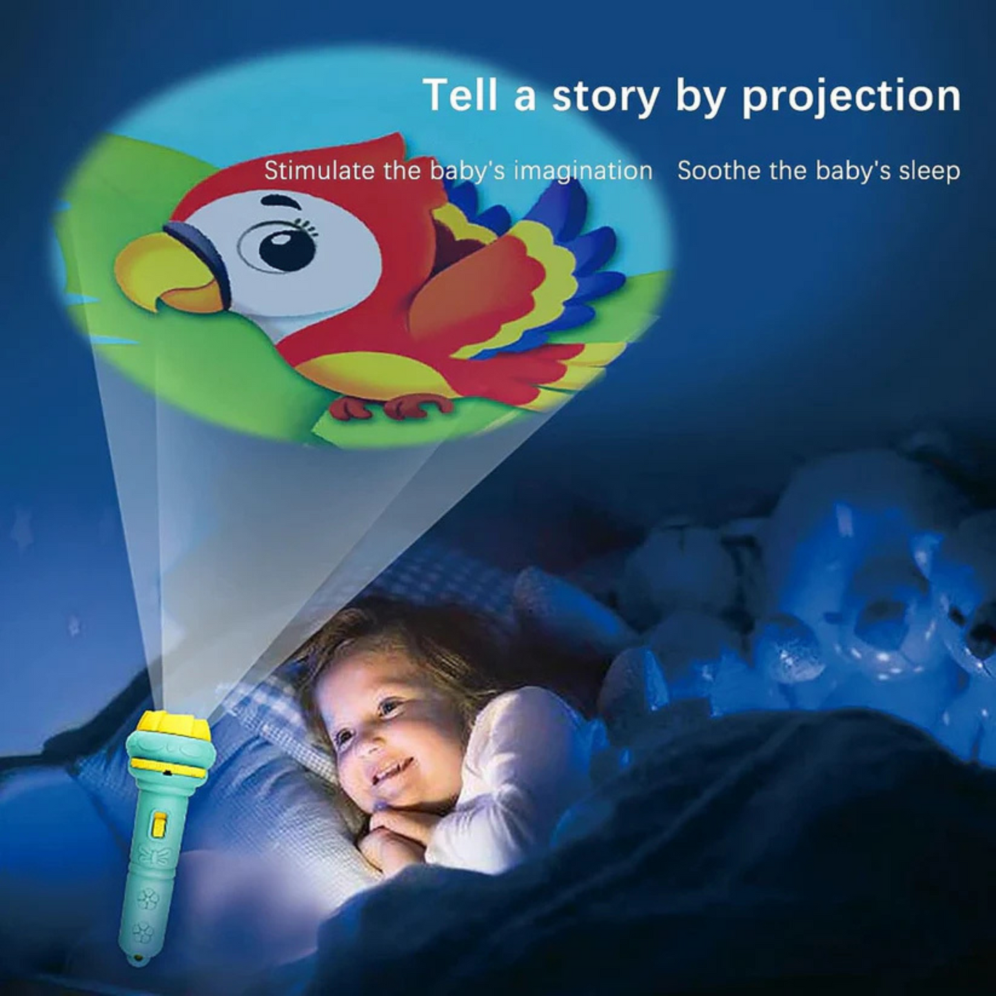 Mini Projector Torch for Kids – Storytime Fun with Light & Images