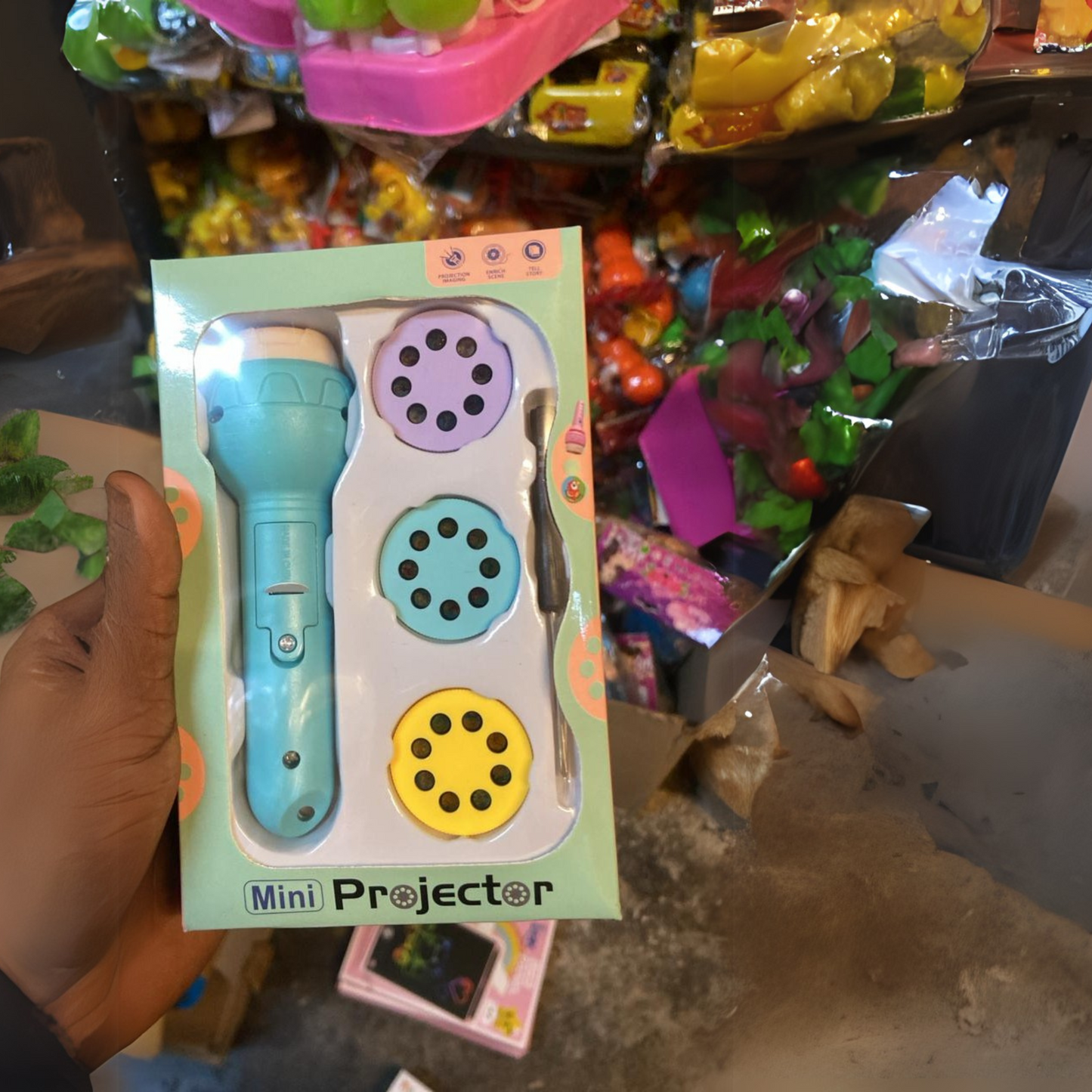 Mini Projector Torch for Kids – Storytime Fun with Light & Images
