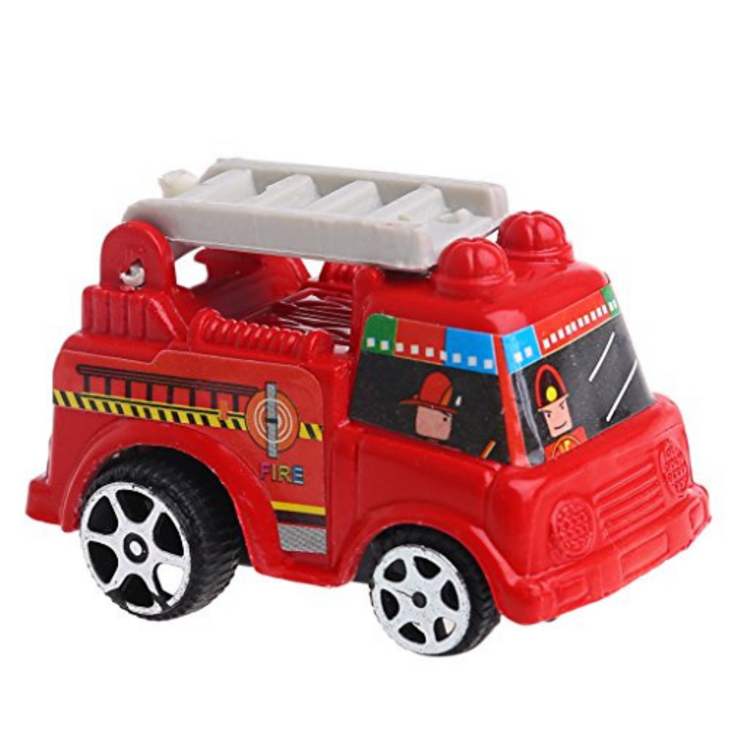 Miniature Racing Vehicles with Pull-Back Action - Durable and Colourful Toy Cars (Multicolour, Set of 6)