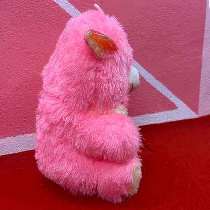 Small Plush Teddy Bear - Soft & Cuddly Stuffed Toy - Pink