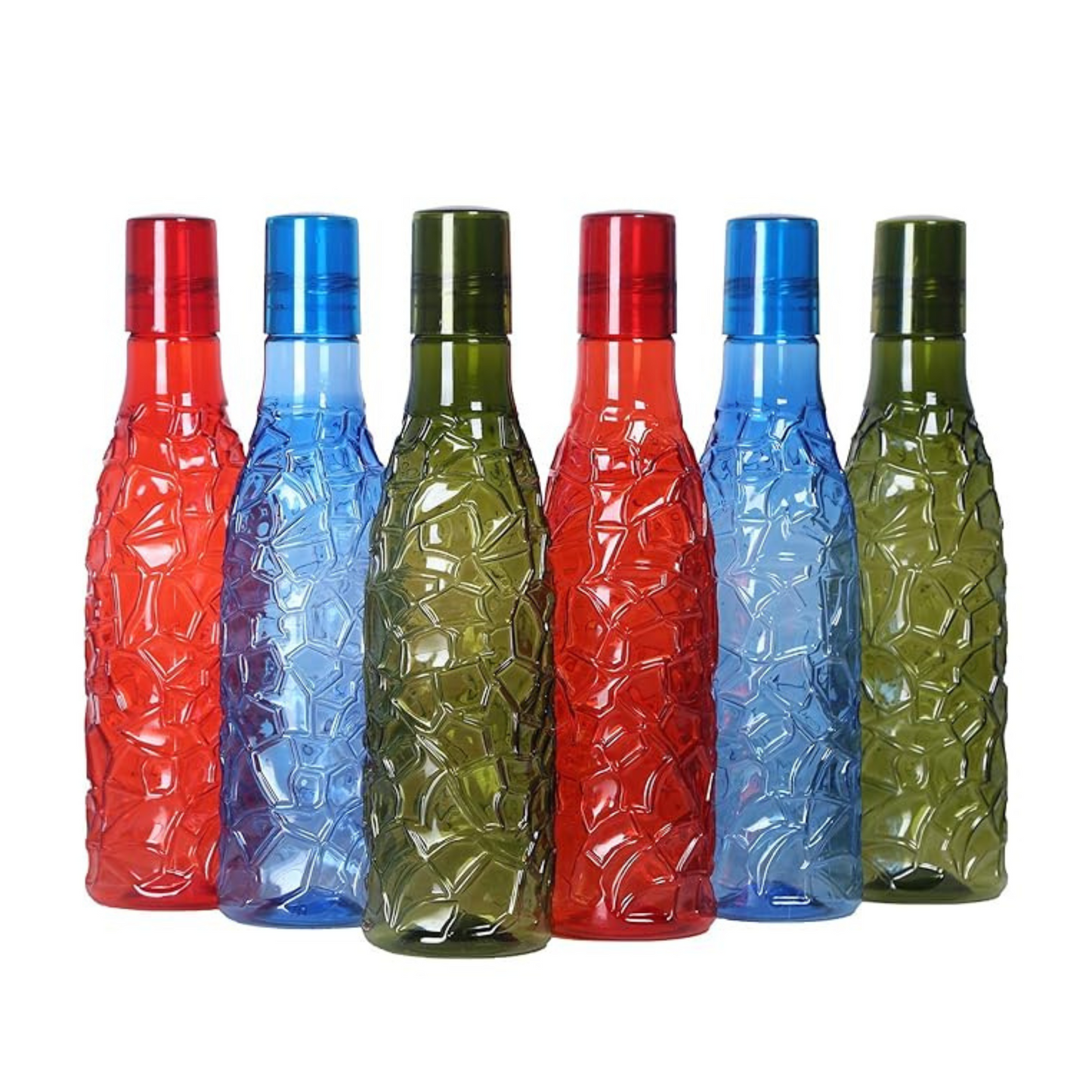 Premium Multi-Purpose Textured Plastic Water Bottle - 1000 Ml