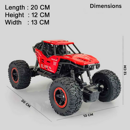 RC Monster Truck Toy – Off-Road Car with Mist Smoke & LED Lights | Rechargeable