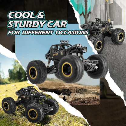 Rechargeable Monster Car with HD Camera, Spray, LED Lights & App Control