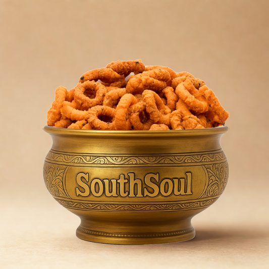 Red Andhra Murukku – Spicy Rice Flour Snack