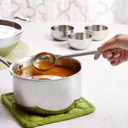 Stainless Steel Deep Ladle – Heavy Duty Cooking & Serving Spoon