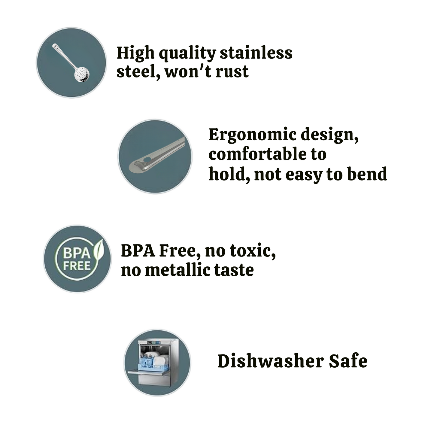 Stainless Steel Perforated Ladle – Ideal for Deep Frying & Straining