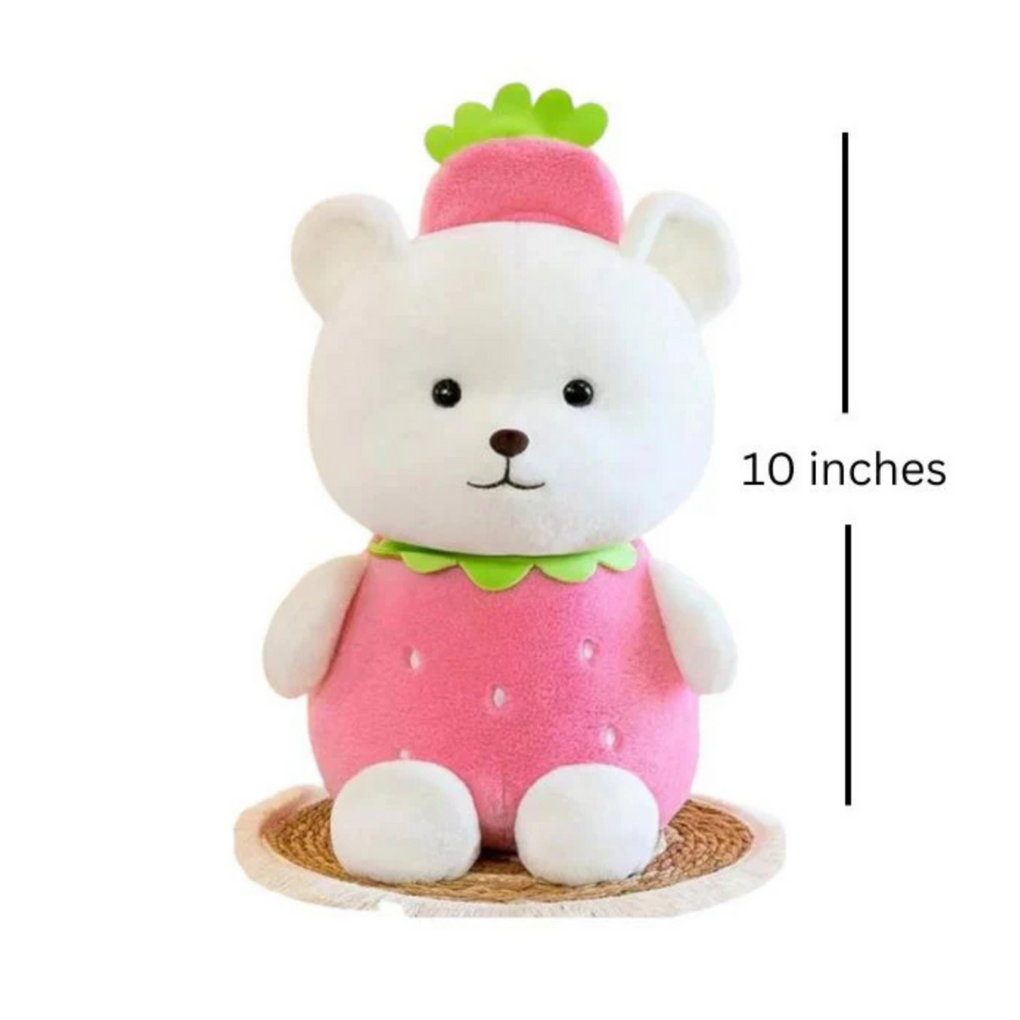 Strawberry Bear Soft Toy – Cute & Cuddly Plush Teddy