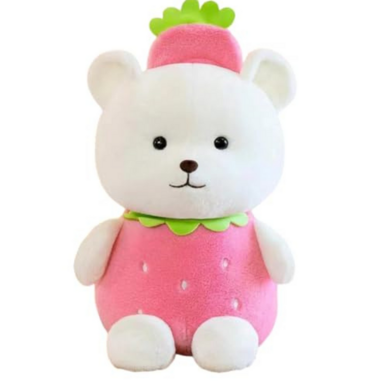Strawberry Bear Soft Toy – Cute & Cuddly Plush Teddy