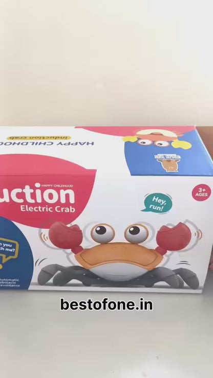 Smart Dancing Crab Toy – Crawling Fun with Music & LED Lights